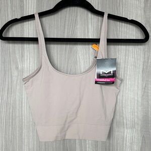 Maidenform Neutral Light Taupe Seamless Smoothing Crop Cami